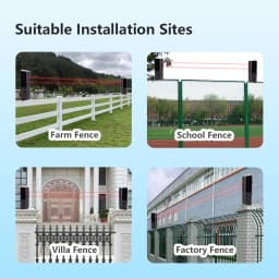 Meian Dual-beam Infrared Sensor, 100M Wired Barrier Detector, Infrared Beam Detector, 8 Frequency Conversion, Digital Display