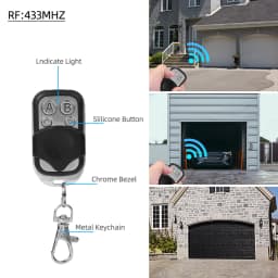 Clone TOP 432EE 432EV 432NA 434EE 434EV 434NA 432 434 EE EV NA Garage Door Remote Control Duplicator 433.92MHz Fixed Code