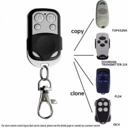 Clone TOP 432EE 432EV 432NA 434EE 434EV 434NA 432 434 EE EV NA Garage Door Remote Control Duplicator 433.92MHz Fixed Code