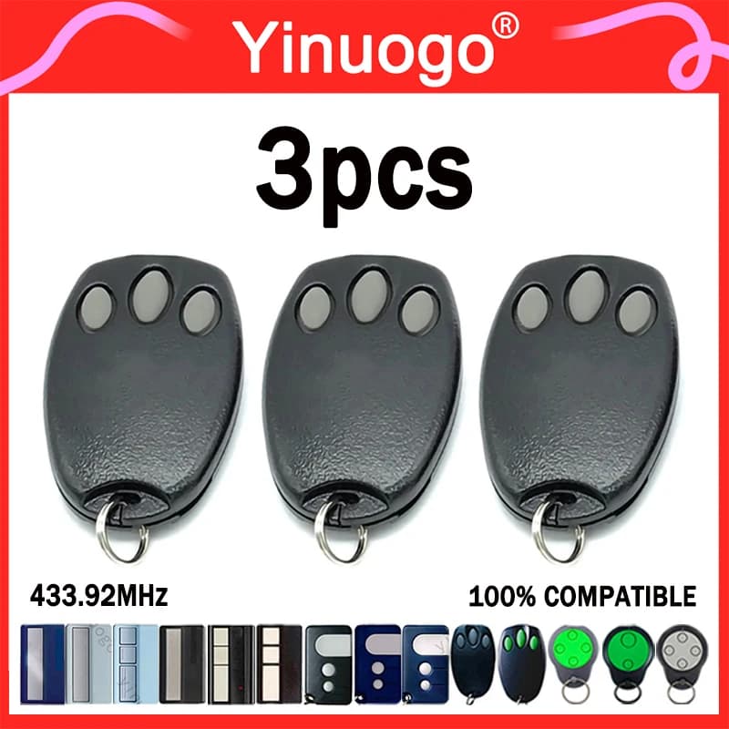 3pcs 94335E 1A5639-7 1A6518 94330E 94335EML 94333E MotorLift 84335E 84330E Merlin C945 Garage Remote Control Hand Transmitter