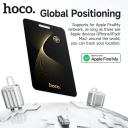 E92 Anti-Loss Wallet Card with GPS Tracking Bluetooth Device Finder Ultra-Thin Wireless Charging Smart Tag for iPhone
