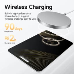 E92 Anti-Loss Wallet Card with GPS Tracking Bluetooth Device Finder Ultra-Thin Wireless Charging Smart Tag for iPhone