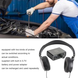 Water Pipe Leakage Monitor Rechargeable Water Leakage Detection Kit Underground High Strength for Site Construction AC100‑240V
