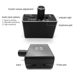 Water Pipe Leakage Monitor Rechargeable Water Leakage Detection Kit Underground High Strength for Site Construction AC100‑240V