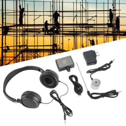 Water Pipe Leakage Monitor Rechargeable Water Leakage Detection Kit Underground High Strength for Site Construction AC100‑240V