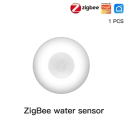 ZigBee Flood Sensor Water Leakage Detector Water Tank Full Alert Overflow Security Alarm System Tuya Smart App Remote Control
