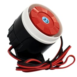 DC 12V Mini Alarm Siren Audio Alarm Anti-theft Buzzer High-decibel Security Piezo Buzzer Alarm Horn