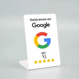 German French Arabic Italian Spanish Portuguese Hebrew Writing Google Reviews NFC Stand Tap URL Social Business Review Cards