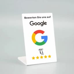 German French Arabic Italian Spanish Portuguese Hebrew Writing Google Reviews NFC Stand Tap URL Social Business Review Cards