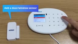 KERUI W204 4G WIFI GSM Alarm System Touch Panel Home Security Tuya Smart RIFD APP Remote Control Burglar PIR Door Sensor Siren