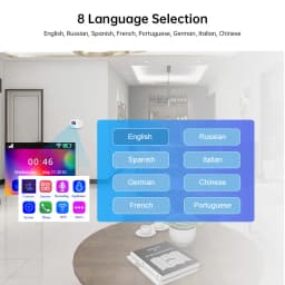 KERUI W204 4G WIFI GSM Alarm System Touch Panel Home Security Tuya Smart RIFD APP Remote Control Burglar PIR Door Sensor Siren