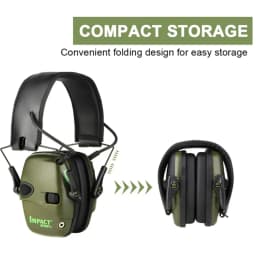 Electronic Damper Sports Shooting Earmuff Sports Shooting Impact Outdoor Anti-Noise Headset for Howard Leight Impact Sports