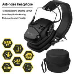 Electronic Damper Sports Shooting Earmuff Sports Shooting Impact Outdoor Anti-Noise Headset for Howard Leight Impact Sports