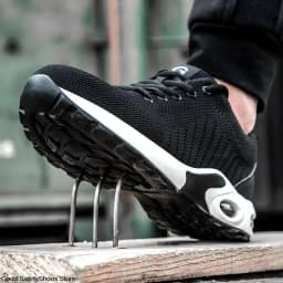 Steel Toe Safety Shoes Men Women Security Protection Work Shoes Lightweight Safety Boots Air Cushion Indestructible Shoes