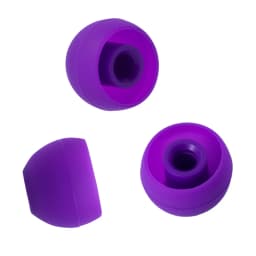 HUAK 4 Pairs Wired Earphone Noise Reduction Silicone Replacement Ear Plugs Soft Earbuds Cap in Ear Headphone Eartip L M S XS