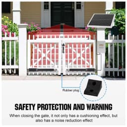 Security-Grade Gate Stop – Reinforced Rubber Limit Mount for Heavy Automatic Swing Gates