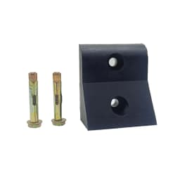 Security-Grade Gate Stop – Reinforced Rubber Limit Mount for Heavy Automatic Swing Gates