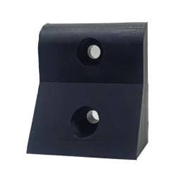 Security-Grade Gate Stop – Reinforced Rubber Limit Mount for Heavy Automatic Swing Gates