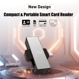 Zoweetek Type-C ID Smart Card Reader Electronic DNI Reader for IC DNIE Chip DNI Smart Card ZW-12026-4C