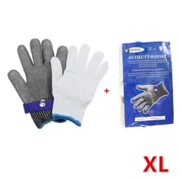 Stainless Steel Gloves Anticut Safety Cut Resistant Hand Protective Metal Glove Meat Mesh For Butcher Wire Knife Proof Cut Glove