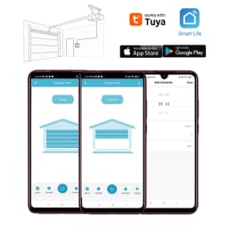 WiFi Switch Smart Garage Door Opener Controller Work With Alexa Echo Google Home SmartLife/Tuya APP Control No Hub Require