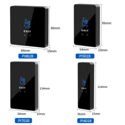 Infrared Sensor Switch No Touch Contactless Switches Wave to Release Door Lock Exit Button For Access Control System DC12V-24V