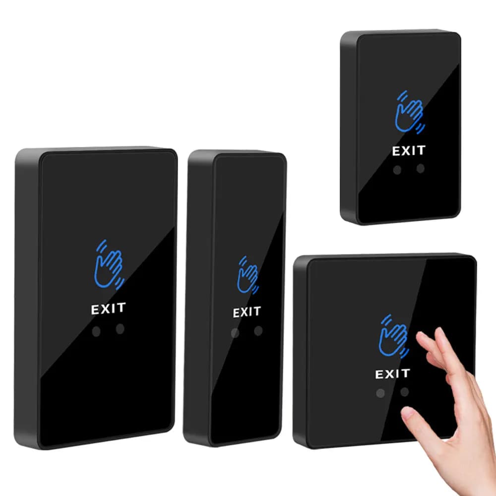 Infrared Sensor Switch No Touch Contactless Switches Wave to Release Door Lock Exit Button For Access Control System DC12V-24V