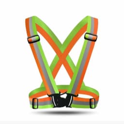 4 Colors Unisex Light High Visibility Safety Vest With Storage Bag Night Construction Cycling Traffic Coat Running Working