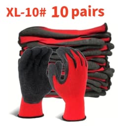 Crinkled Anti-Slip Gloves, Anti-Skid Labor Protection Gloves, Work Gloves. High Grip, Wear-Resistant & Anti-Slip