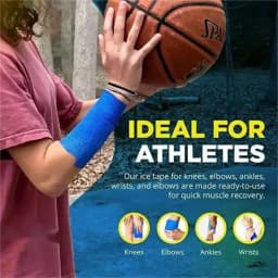 Ice Bandage Instant Cooling Ice Tape Muscle Recovery Cooling And Compression Tape for Athletes Adults