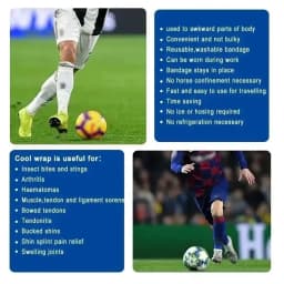 Ice Bandage Instant Cooling Ice Tape Muscle Recovery Cooling And Compression Tape for Athletes Adults