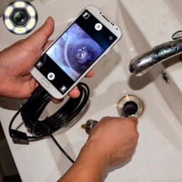 7.0/5.5 MM IP67 Waterproof Endoscope Camera 6 LEDs Adjustable USB Android Flexible Inspection Borescope Cameras for Phone