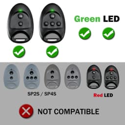 SPACE SP2 SP4 Remote Control for Gate 433.92MHz Electronic Gate Control Garage Door Remote Control Handheld Transmitter