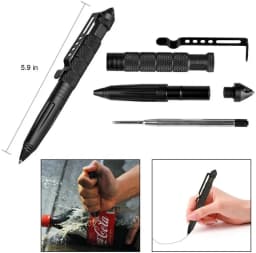 BOOIU Tactical Pen Multifunction Aluminum Alloy Self Defence Tactical Pen Outdoor Security Survival Tools Glass Breaker Pen