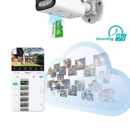 Tuya Wifi IP Camera Wireless HD 5MP AI Human Detect Camera CCTV Bullet Outdoor Surveillance Security Protection Waterproof Cam