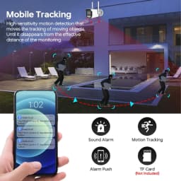 Tuya Wifi IP Camera Wireless HD 5MP AI Human Detect Camera CCTV Bullet Outdoor Surveillance Security Protection Waterproof Cam