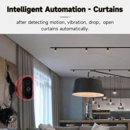 Tuya WiFi Vibration Sensor White Black Door Window Glass Broken Detector Home Security Anti-theft Smart Life APP Real-Time Alert