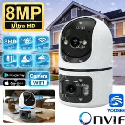 8MP Baby Monitor Camera WiFi Camera Security Wireless Surveillance Cameras WiFi Onvif 10X Zoom CCTV Video Baby Security Camera