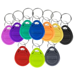 10-20pcs EM4100 125KHz Read-Only RFID ID Keyfob RFID Tag Tags With Key Ring Card Sticker Keyfob Token Ring Proximity Chip TK4100