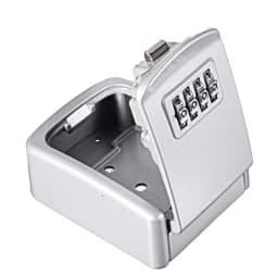 Black/Gold/Silver Metal Key Lock Box Outdoor Wall Mounted Key Holder Organizer 4 Digit Combination Security Storage Secret Box