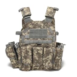 6094 Military Tactical Vest Body Armor Combat Army CS Gear Hunting Plate Carrier Airsoft Accessories Wargame Pouch Molle Vest