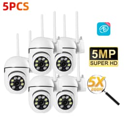 2.4G 8MP Cameras Wifi Video Surveillance IP Indoor Security Protection Monitor 5.0X Zoom Home Wireless Track Alarm O-Kam Pro