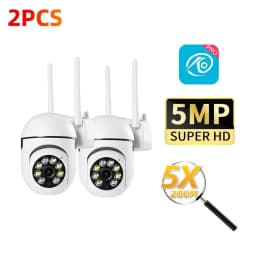 2.4G 8MP Cameras Wifi Video Surveillance IP Indoor Security Protection Monitor 5.0X Zoom Home Wireless Track Alarm O-Kam Pro