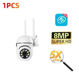 2.4G 8MP Cameras Wifi Video Surveillance IP Indoor Security Protection Monitor 5.0X Zoom Home Wireless Track Alarm O-Kam Pro