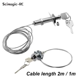 Garage Door Release Emergency Key Lock 1m 2m Cable Length for Sliding Flap Garage Easy to install