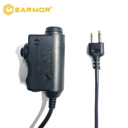 EARMOR PTT Adapter M51 Tactical Headset PTT ICOM & AUX Radio Interface