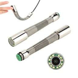 Pipe Inspection Camera 5in+ Self-Leveling 512HZ Transmitter+Audio Recording +DVR Drain Sewer Inspection Video Endoscope Camera