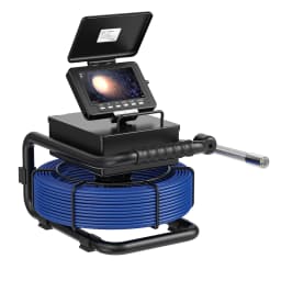 Pipe Inspection Camera 5in+ Self-Leveling 512HZ Transmitter+Audio Recording +DVR Drain Sewer Inspection Video Endoscope Camera