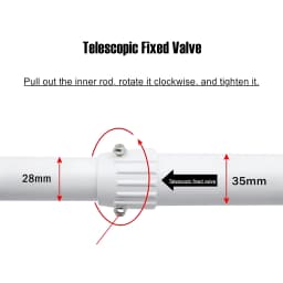 I-Type White Universal Monitoring Telescopic Bracket Bullet Security CCTV Camera Ceiling Mount Bracket Vertical Hoisting Support
