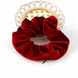 Portable Hidden Safe Sight Secret Hair Tie Storage Case Hair Scrunchie With Zipper Hide Key Cash Jewelry For Travel Outdoor